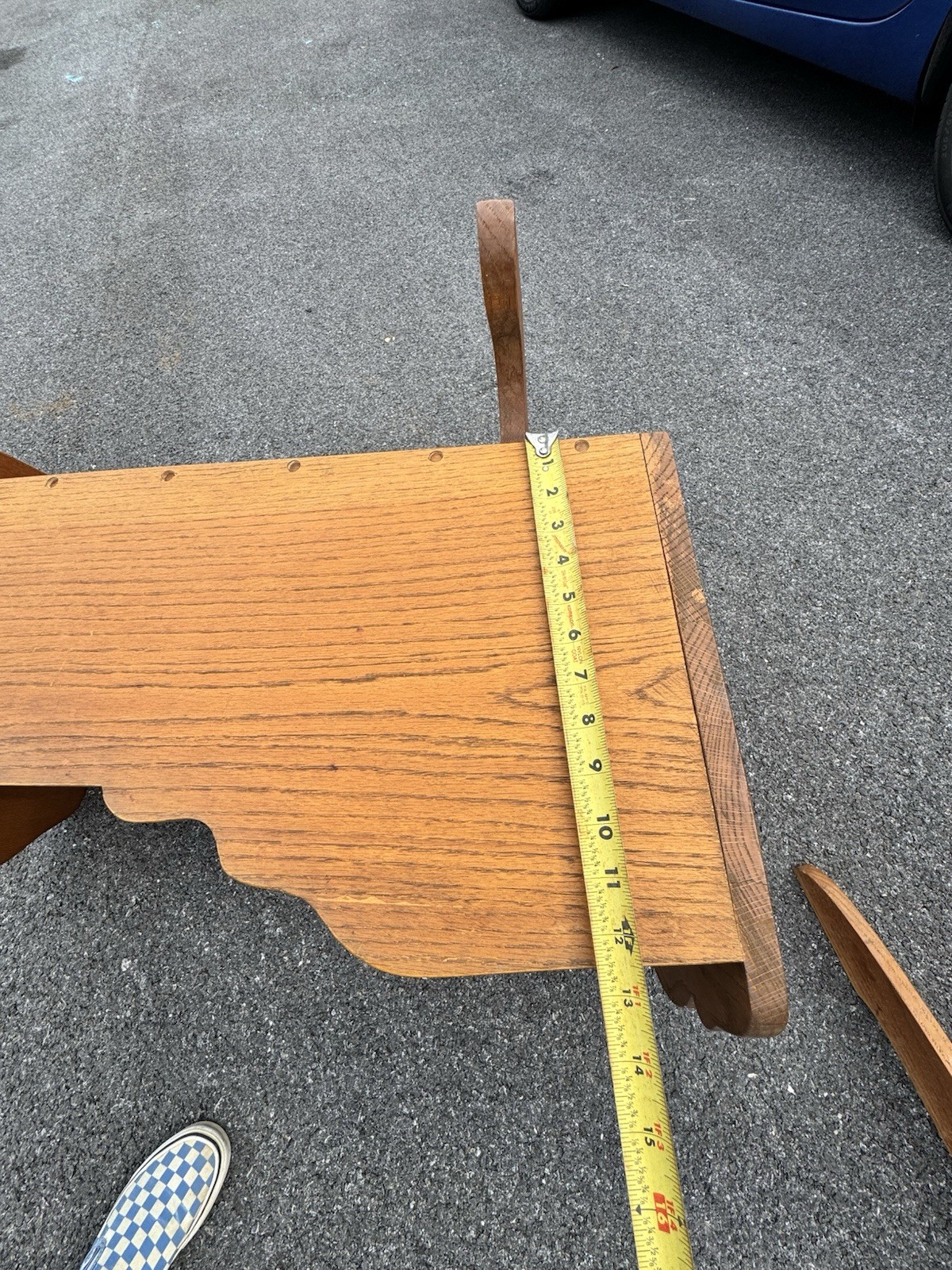 Antique Wooden Handmade Baby Cradle Crib Bassinet HEAVY 