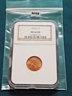 1953 S Lincoln Wheat Cent / Penny! NGC MS66 RD! Brown label!  1c N198