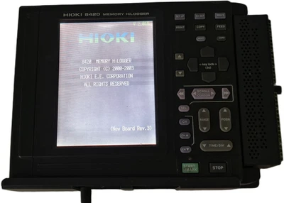 Hioki 8420 Hilogger Product With 9447 Battery Pack 7.2V 2450mAh Quick Start Manu - Image 1 of 4