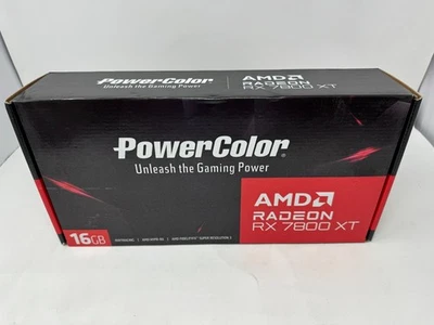 ✅New Sealed✅ PowerColor Twin Fan AMD Radeon RX 7800 XT 16GB GDDR6 Graphics Card - image 1 of 4