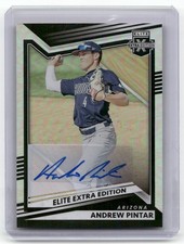 2022 Panini Elite Extra Edition #138 Andrew Pintar Signatures
