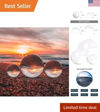 K9 Crystal Lens Balls (60/80/100mm) - Magical Props for Photography & Divination