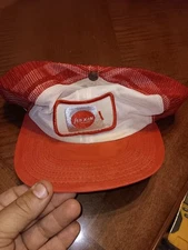 Vintage Lufkin Tape Measure Patch Trucker Hat Cap Snapback USA MADE 