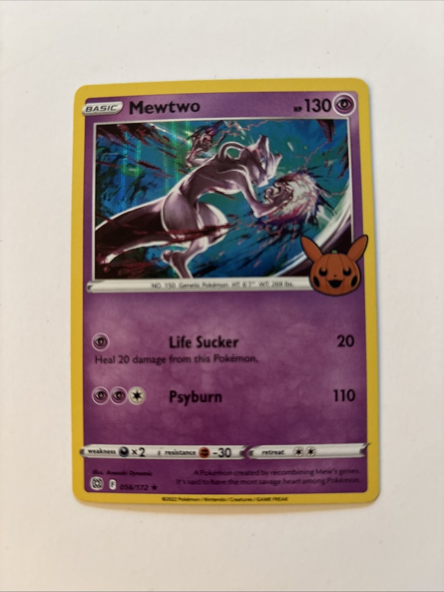 * Mewtwo 056/172 Pokemon Brilliant Stars Line Holo Stamped Variant NM G * Mewtwo 056/172 Pokemon Brilliant Stars Line Holo Stamped Variant NM G