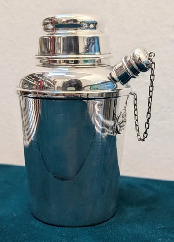 Antique Reed and Barton Sterling Silver Cocktail Shaker For One, RARE