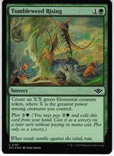 Tumbleweed Rising C Outlaws of Thunder Junction OTJ Foil 187 MTG LP