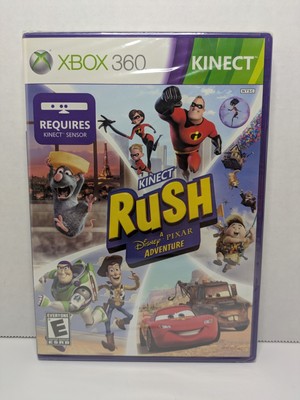 Kinect Rush: A Disney Pixar Adventure (Microsoft Xbox 360, 2012) New/Sealed