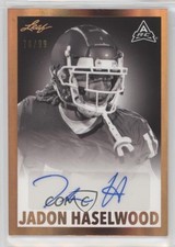 2021 Leaf Memories 1960 Base Bronze Spectrum 78/99 Jadon Haselwood Auto k4s