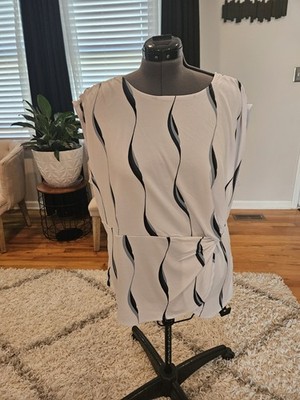 Alfani Women's SFT Plus Size No Sleeve Blouse Size 1X