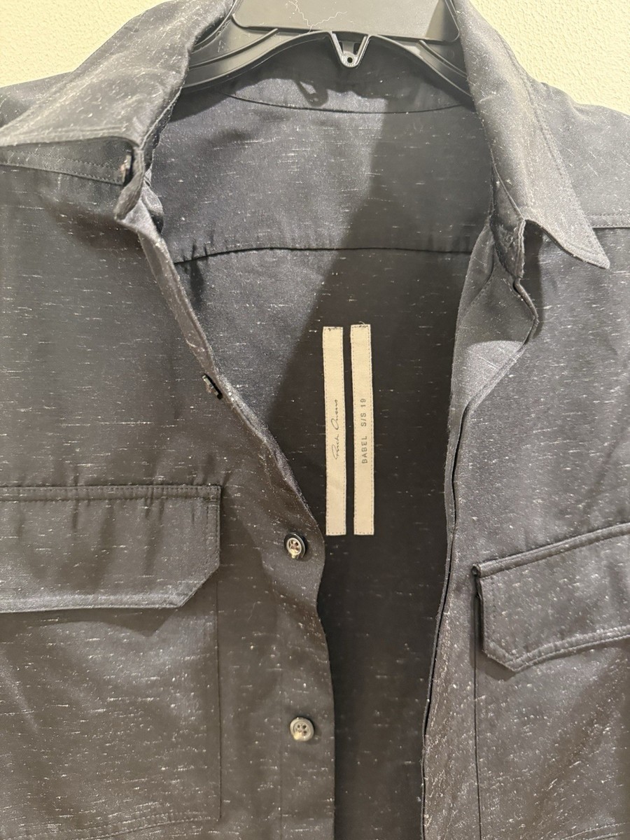 Rick Owens Final Drop Rick Owens SS19 Babel Cotton Canvas