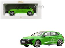 2025 AUDI RS 3 KYALAMI GREEN 1/18 DIECAST MODEL CAR BY NOREV 188390