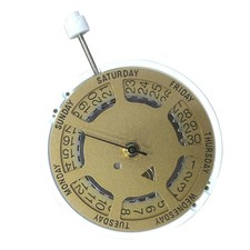 3-Hand Date 3/Day 12 Quartz Watch Movement With Battery For Swiss ISA 1198 Watch
