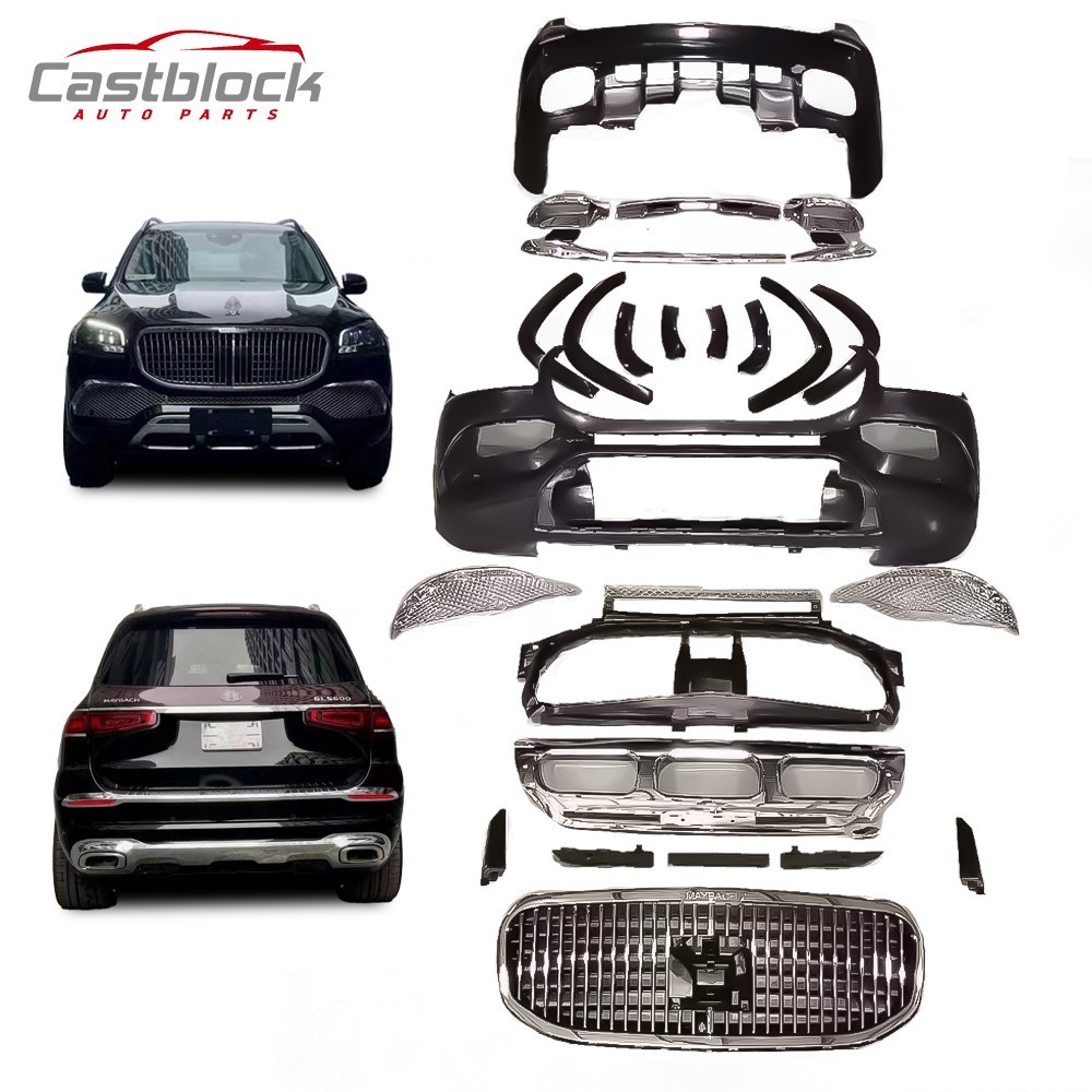 For 20-22 MERCEDES BENZ GLS X167 Facelift Maybach Style Upgrade