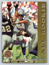 1993 PRO SET ALL ROOKIE CARD # 1 Rick Mirer - Seattle Seahawks. rookie card picture