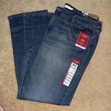 NEW Women's Ladies Levi Strauss Signature Jeans Mid-Rise Bootcut 20M W35 X L32