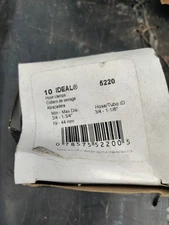 10 pcs IDEAL Hose Clamps Size #20 (19- 44mm)=(3/4" to 1/3/4")  Made in USA