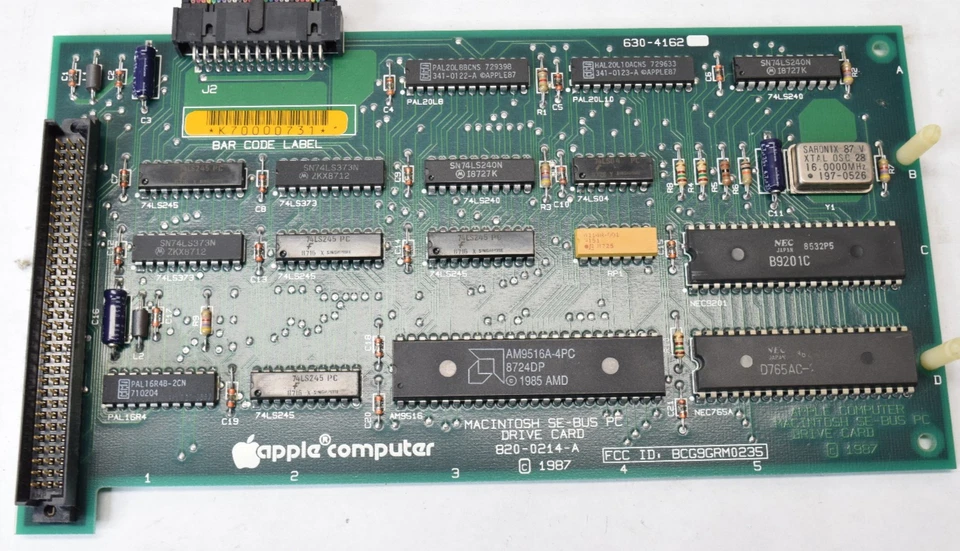 Vintage Apple Macintosh SE Bus PC Drive Card M0235 820-0214-A - Guaranteed! - Image 2 of 4
