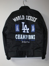 New MLB Los Angeles Dodgers 8X Champions zip up cotton embroidery jacket men S