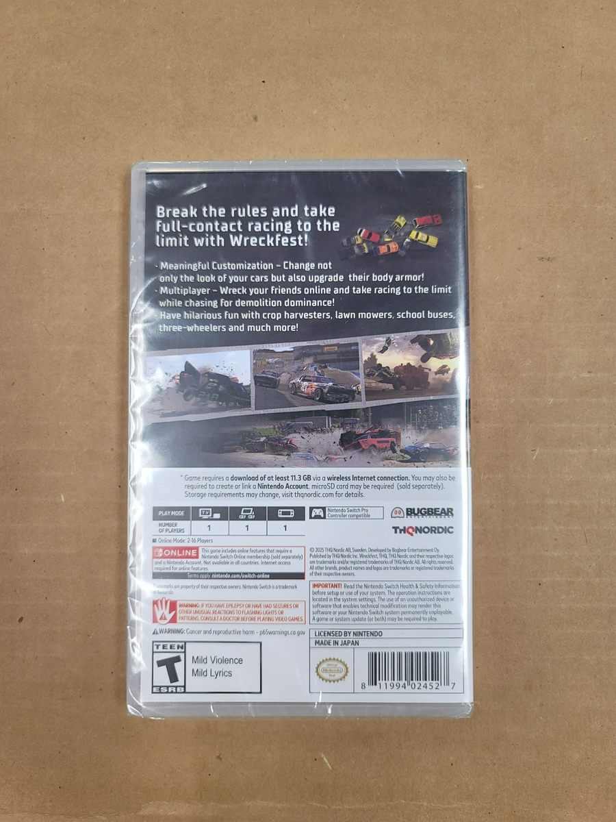 Wreckfest - Nintendo Switch for sale online | eBay