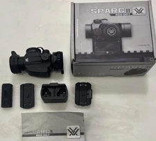 Vortex SPARC II Red Dot Sight Scope Multi Height Mounts Manual & Battery OpenBox