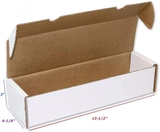 Single Row Gaming Card Storage Box - 1 Pack | 1000 Count Holder Box | Corrugated