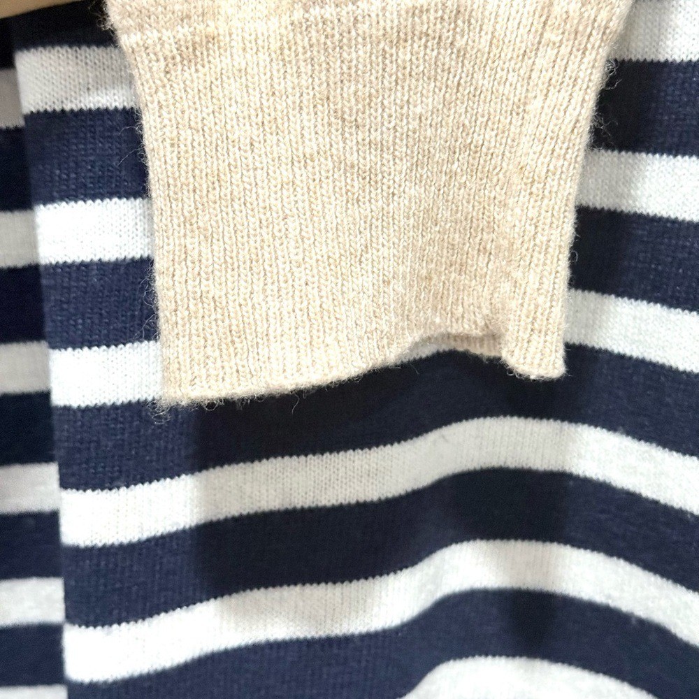 .Crew Factory Side-Button Elbow-Patch Sweater in … - image 5