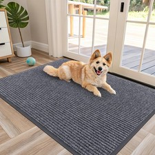Front Door Mat Indoor Outdoor Entrance, Waterproof Heavy Duty Doormat, Fade R...