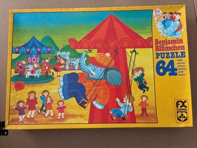 Schmid Benjamin Blümchen Puzzle 1984 gebraucht Rarität 