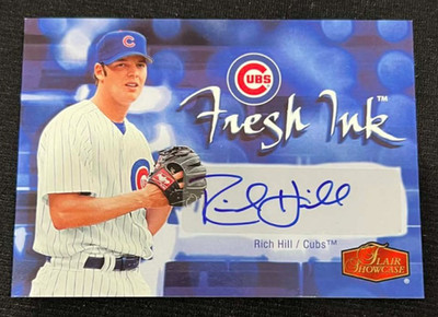 RICH HILL 2006 Flair Showcase Fresh Ink #FI-RH AUTO MLB Chicago Cubs