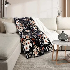 Life Comfort Ultimate Faux Fur Luxurious Reversing To Plush Throw 60"x 70" Multi