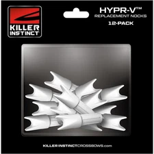 Killer Instinct Hypr-V Nocks White 12 pk.