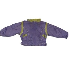 Vintage 24m JCPENNEY Baby/toddler Spring Coat Purple And Green