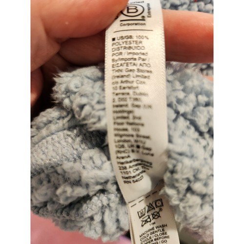 Athleta Girl 14-16 skyblue fleece jacket super cozy and soft of course warm - Picture 4 of 7