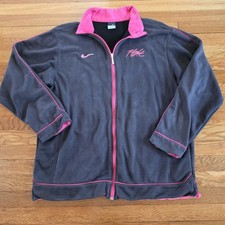 Nike Flight Jordan Mens Vintage Y2K Soft Touch Full Zip Jacket Sz Large Gray