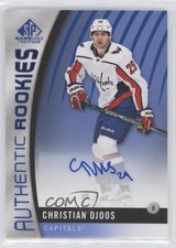 2017-18 SP Game Used Authentic Rookies Blue Auto Christian Djoos #119 Auto 0a3