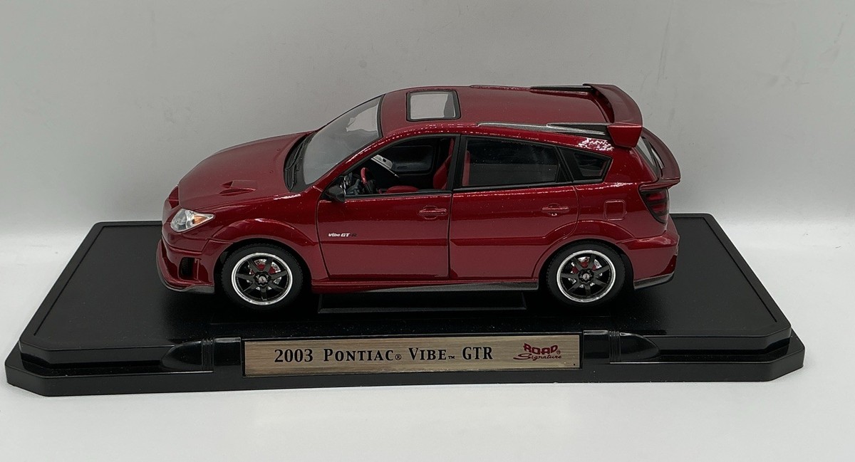 Pontiac Vibe GT-R 1/18 ダイキャストカー トヨタ ヴォルツ 1:24 Toyota VOLTZ color sample minicar black matrix Pontiac VIBE
