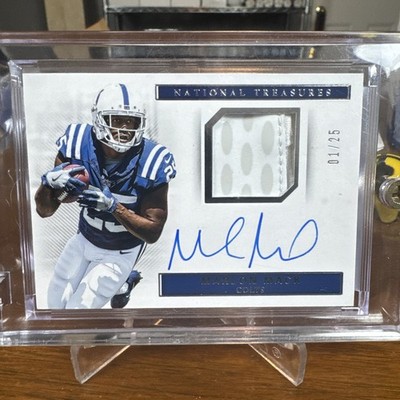 2017 Panini National Treasures Auto Relic-Marlon Mack Rookie #RG-MMK  01/25