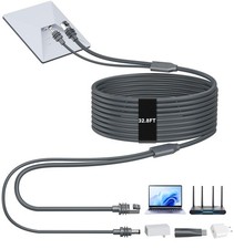 2 1 Starlink Mini Ethernet Cable 32.8FT 10M Power Cord RJ45 DC C Replacement