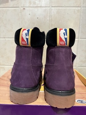 Timberland x NBA Los Angeles Lakers 6-Inch Premium Boots Sz 8.5M