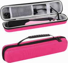 Curling Iron Travel Case, Hard Carry Bag for Straightener Curling Irons Styler w