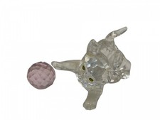 Swarovski Figur 631856 Katze rosa Ball 5 cm. Top Zustand    