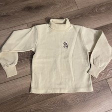 Vintage Sears Roebuck 1964 Disney Winnie The Pooh Kid Size 4-5 Yellow Turtleneck