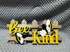 Bee Kind Wooden Hanging Sign