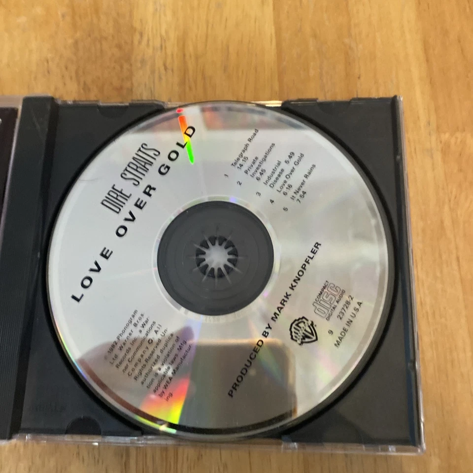 Dire Straits Love Over Gold US CD Early Warner Brothers Records Issue  - Imagem 4 de 4