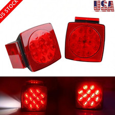 Rear Led Submersible Trailer Tail Light Kit For Boat Marker Truck Waterproof Red Rear Led Submersible Trailer Tail Light Kit For Boat Marker Truck Waterproof Red