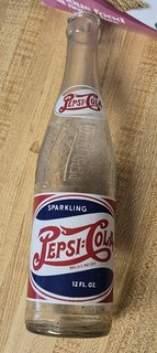 Vintage 1947 Or 51 Pepsi Cola glass Bottle bottled in Moundsville WV 10 Ounce