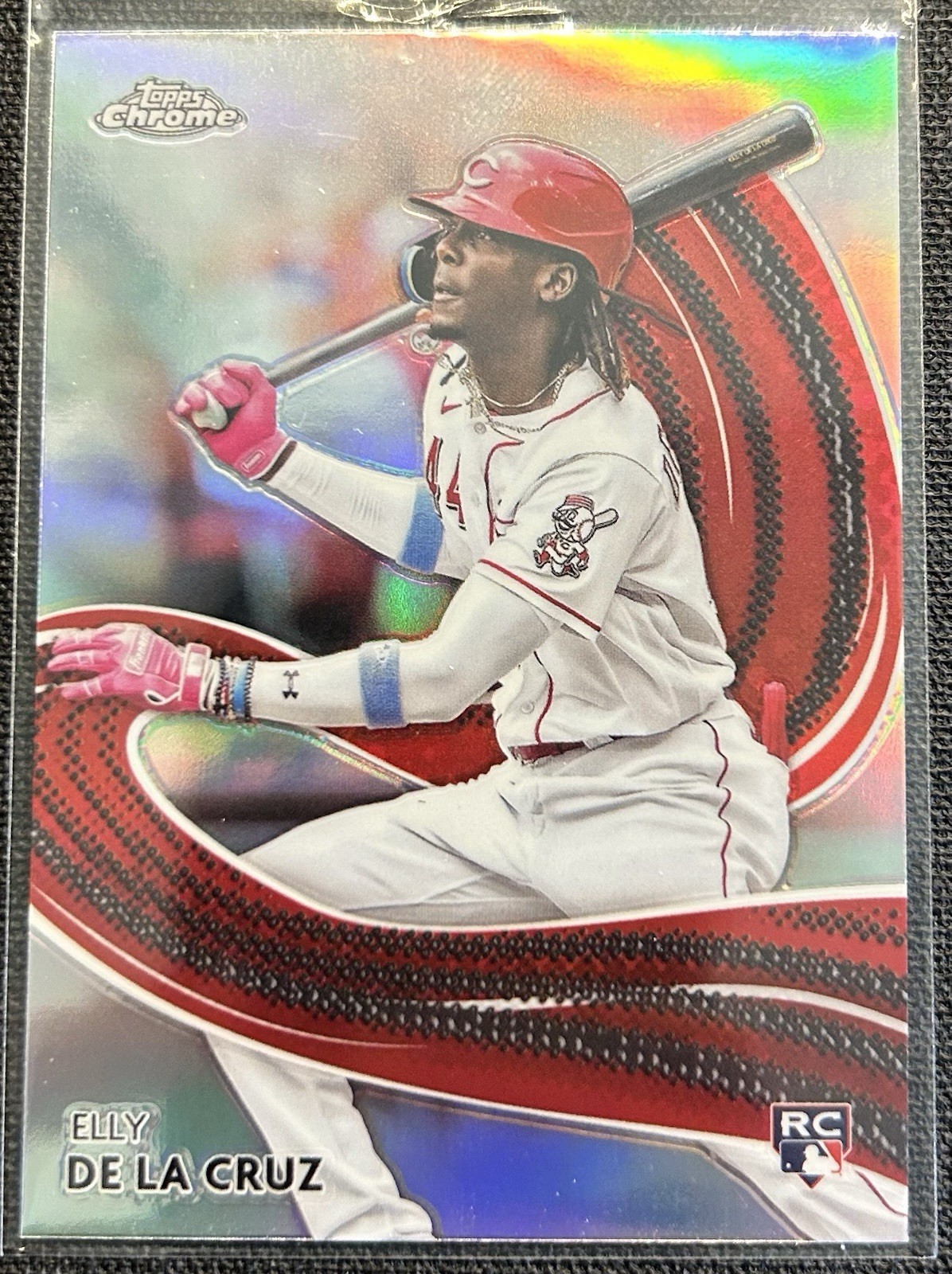 2024 Topps Chrome #S-22 Elly De La Cruz Strokes Insert Rookie Card