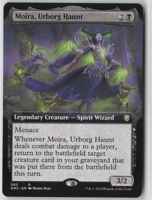 Moira, Urborg Haunt (Extended Art) #82 Rare Commander: Dominaria United NM MTG