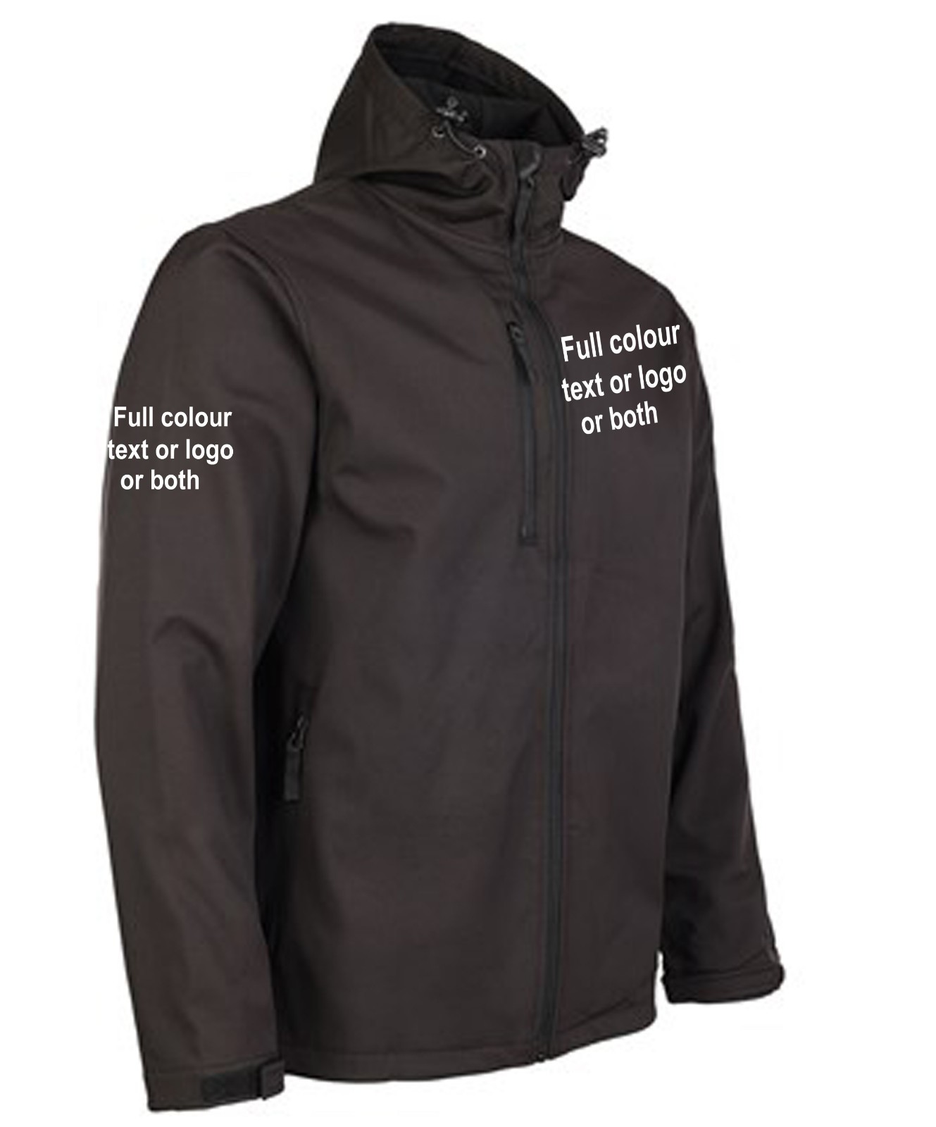 Custom Printed Windproof Men Ladies Breathable Water Resistant Softshell jacket image 4