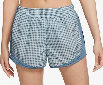 [DH3067-424] WOMENS NIKE TEMPO GINGHAM RUNNING SHORTS